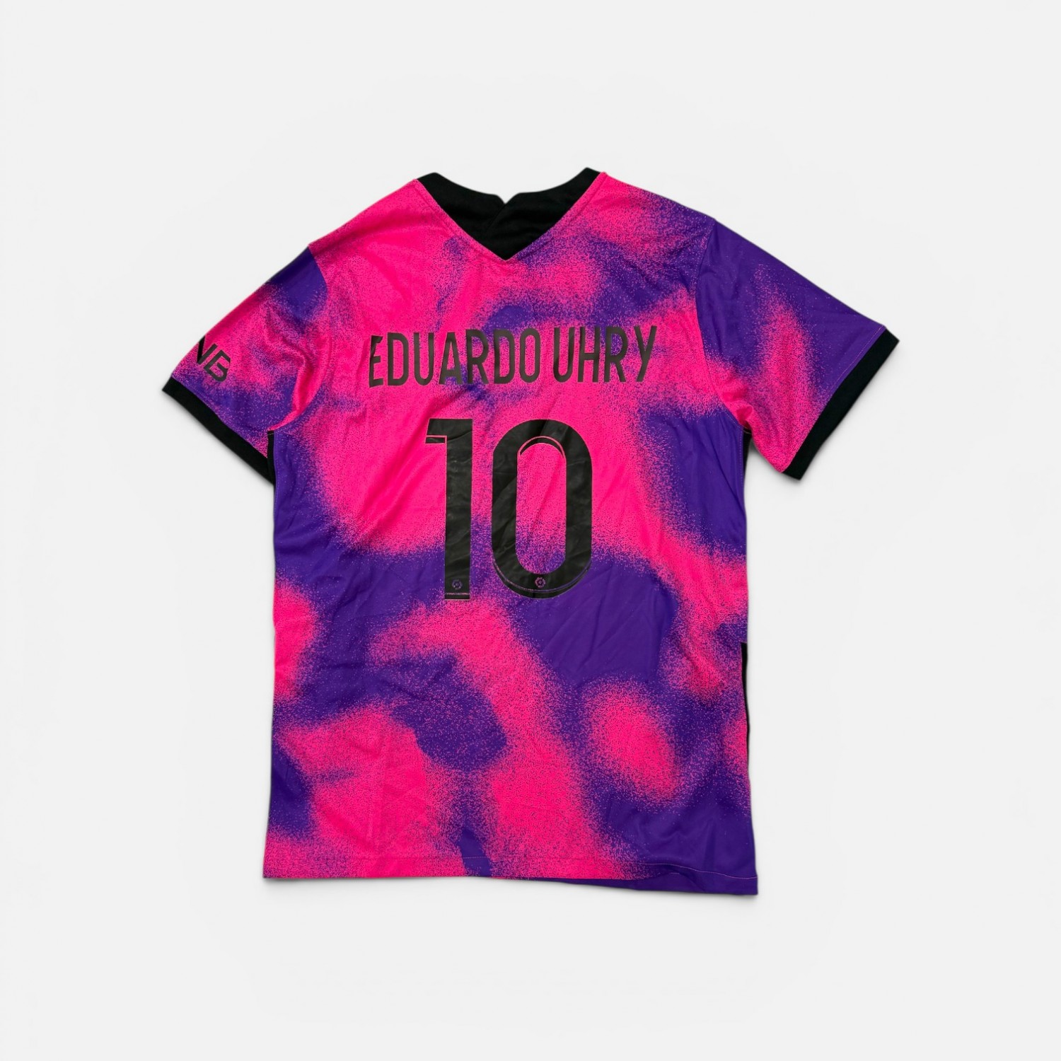 Jordan Paris Saint-Germain Eduardo Uhry 10 Ροζ–Μωβ Ποδοσφαιρική Φανέλα